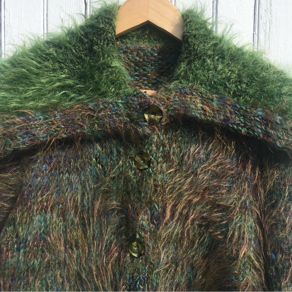 MOHAIR JACKET HAND KNITTED - Picture 5 of 5